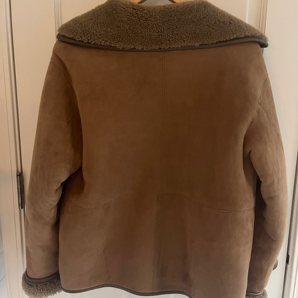 Vanessa Bruno Tan Brown Teddy Shearling Jacket - Picture 6 of 8